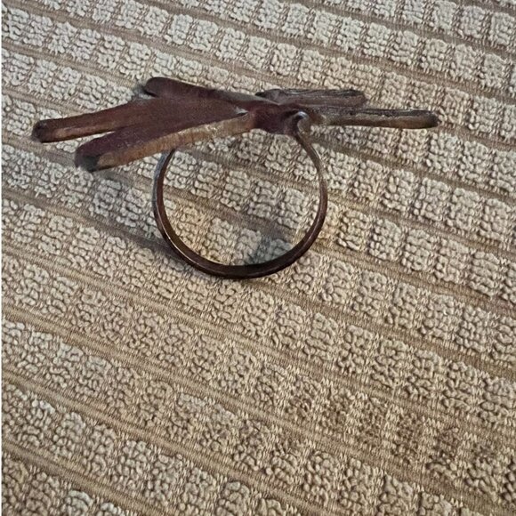 Cast Metal Dragonfly Napkin Rings, Bronze Finish, Set of 4 - Picture 5 of 5